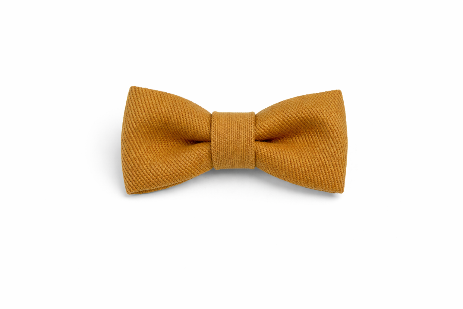 Bow tie - Mustard denim