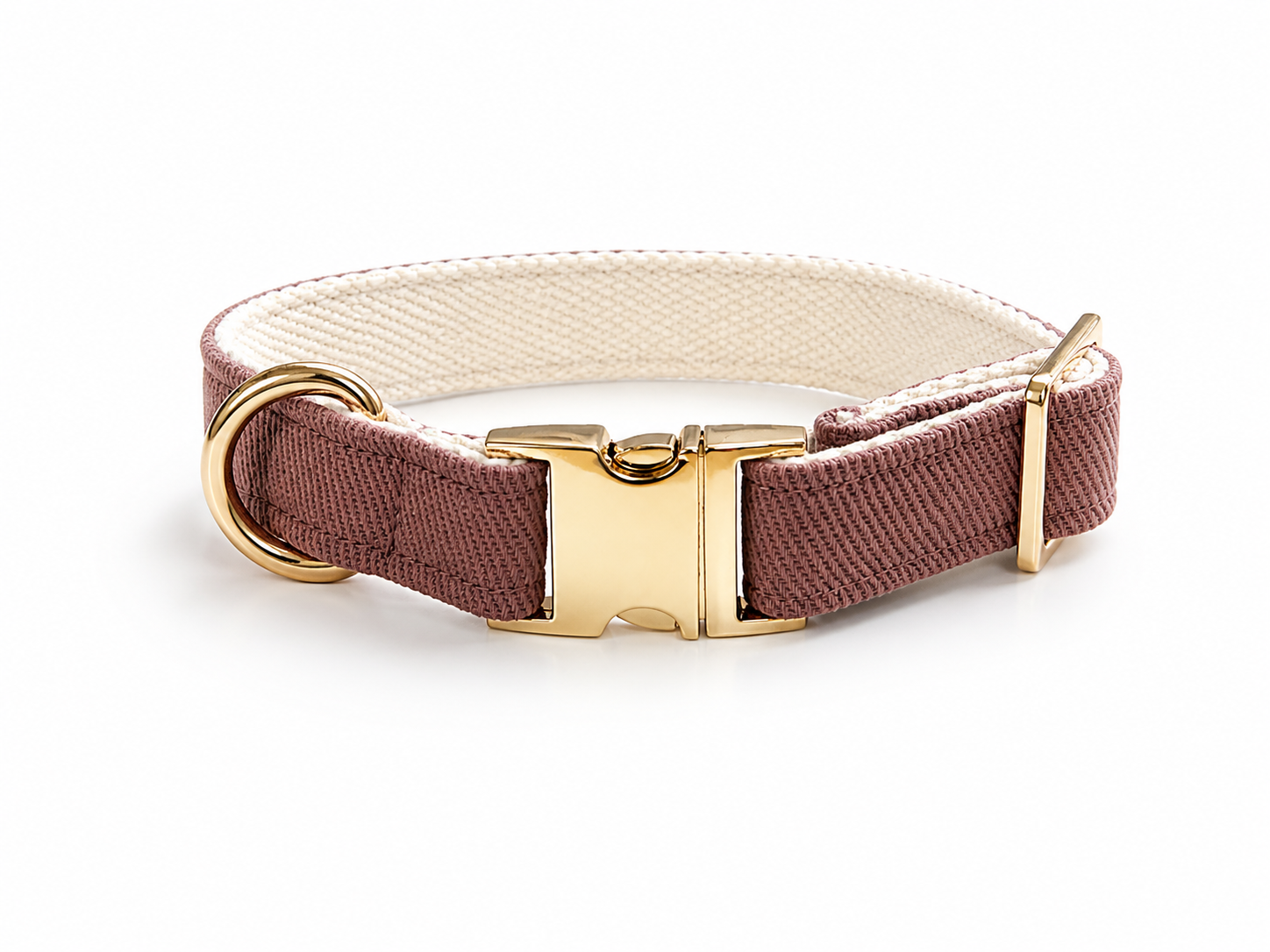 Collar - Rose pink denim