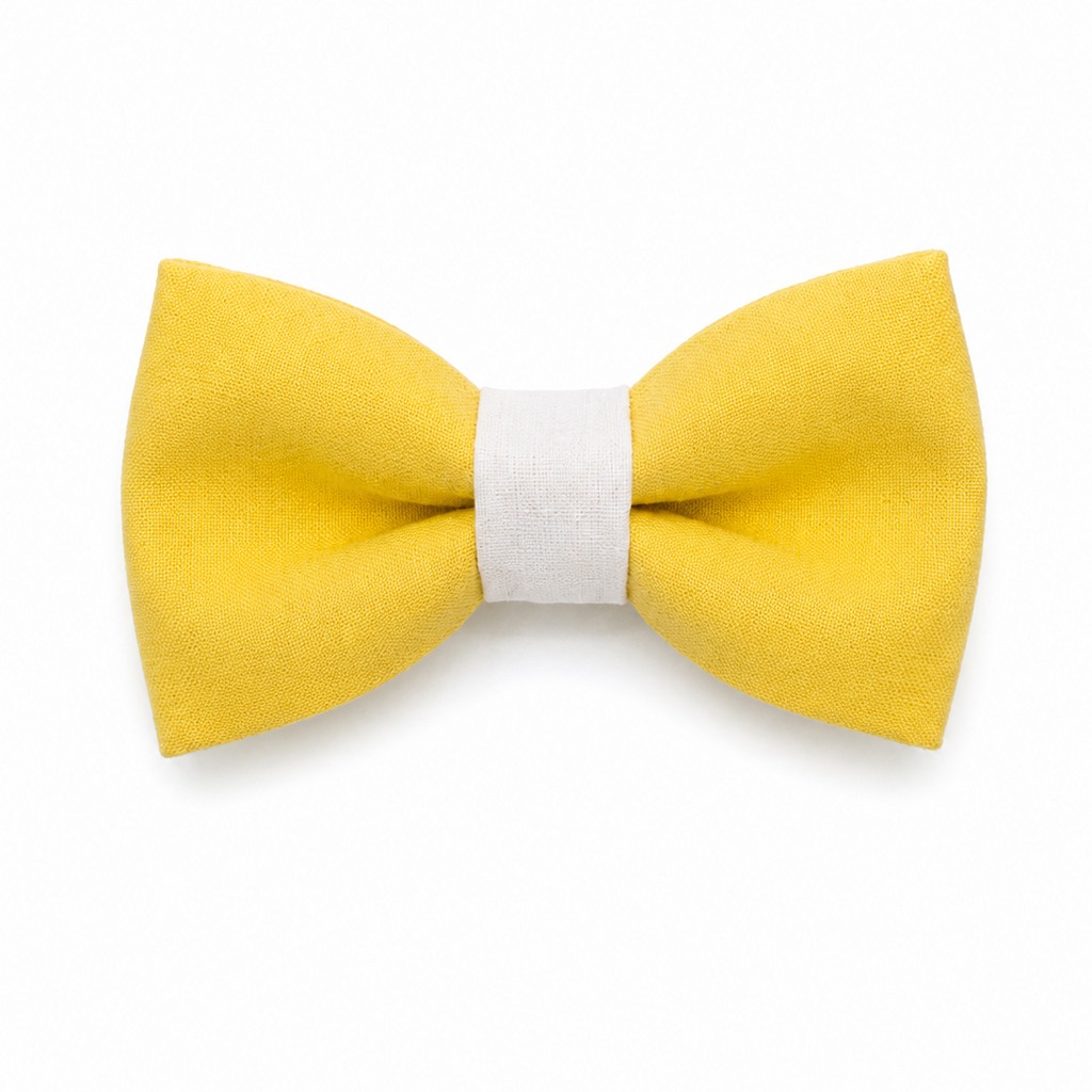 Bow tie - Yellow pastel