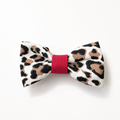 Bow tie - Leopard red